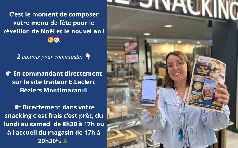 C'est le moment de composer votre menu de fête pour le réveillon de Noel et le Nouvel An ! 